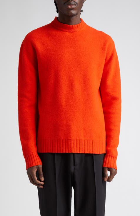 Orange designer sweater best sale