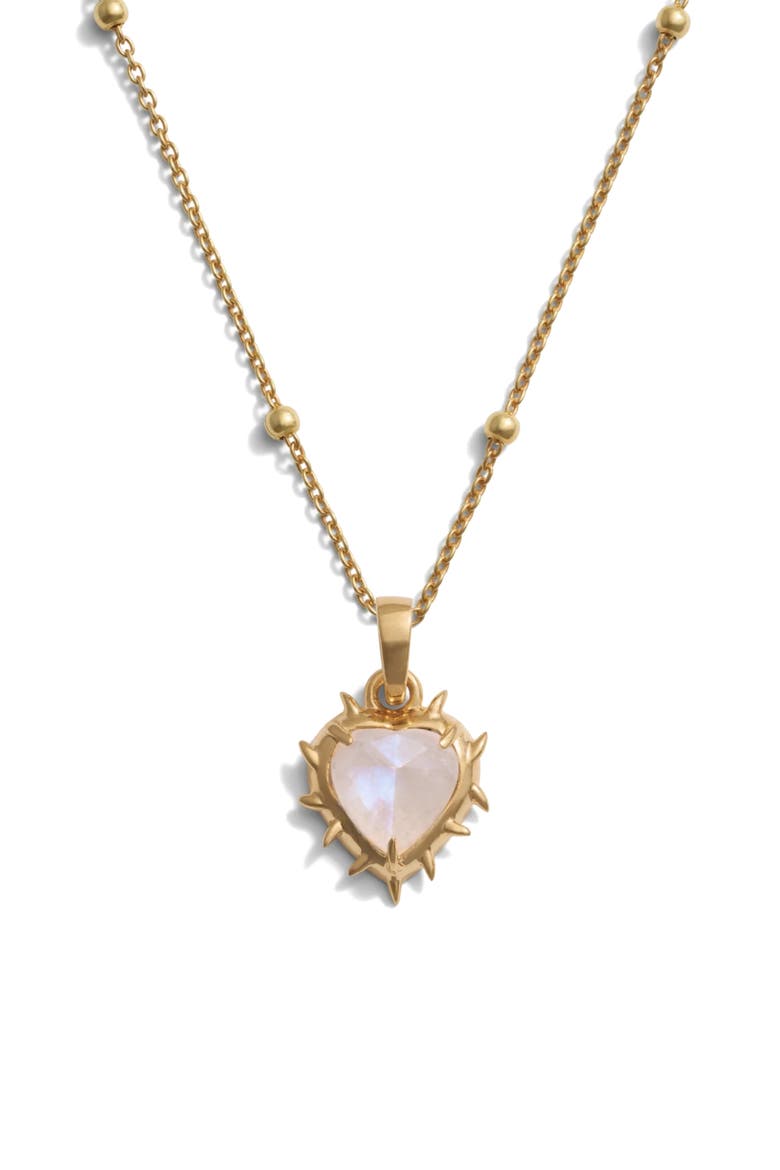 Heart of Thorns Pendant Necklace, Main, color, 14K GOLD VERMEIL