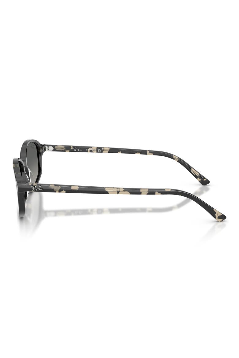 Sam 56mm Irregular Oval Sunglasses, Alternate, color, GREY HAVANA