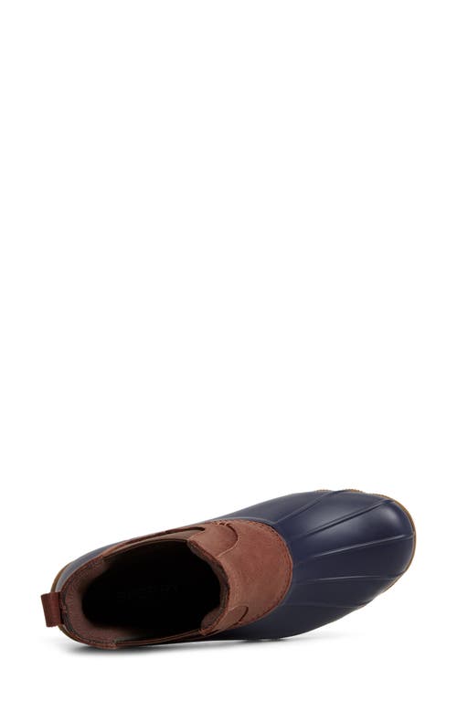 Sperry Saltwater Waterproof Duck Chelsea Boot In Brown