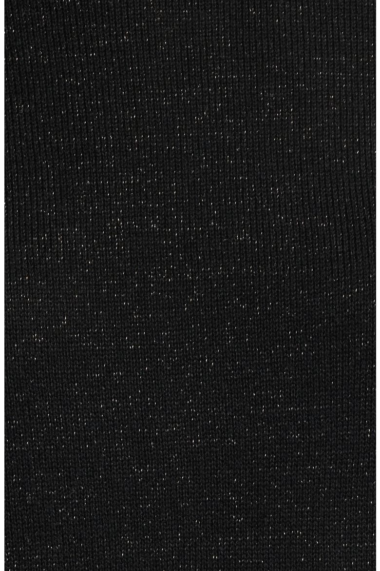 Lisa Metallic Sweater, Alternate, color, BLACK