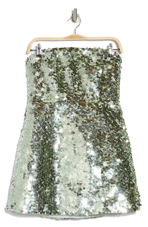 Alice And Olivia Alice + Olivia Velia Mini Dress In Gray