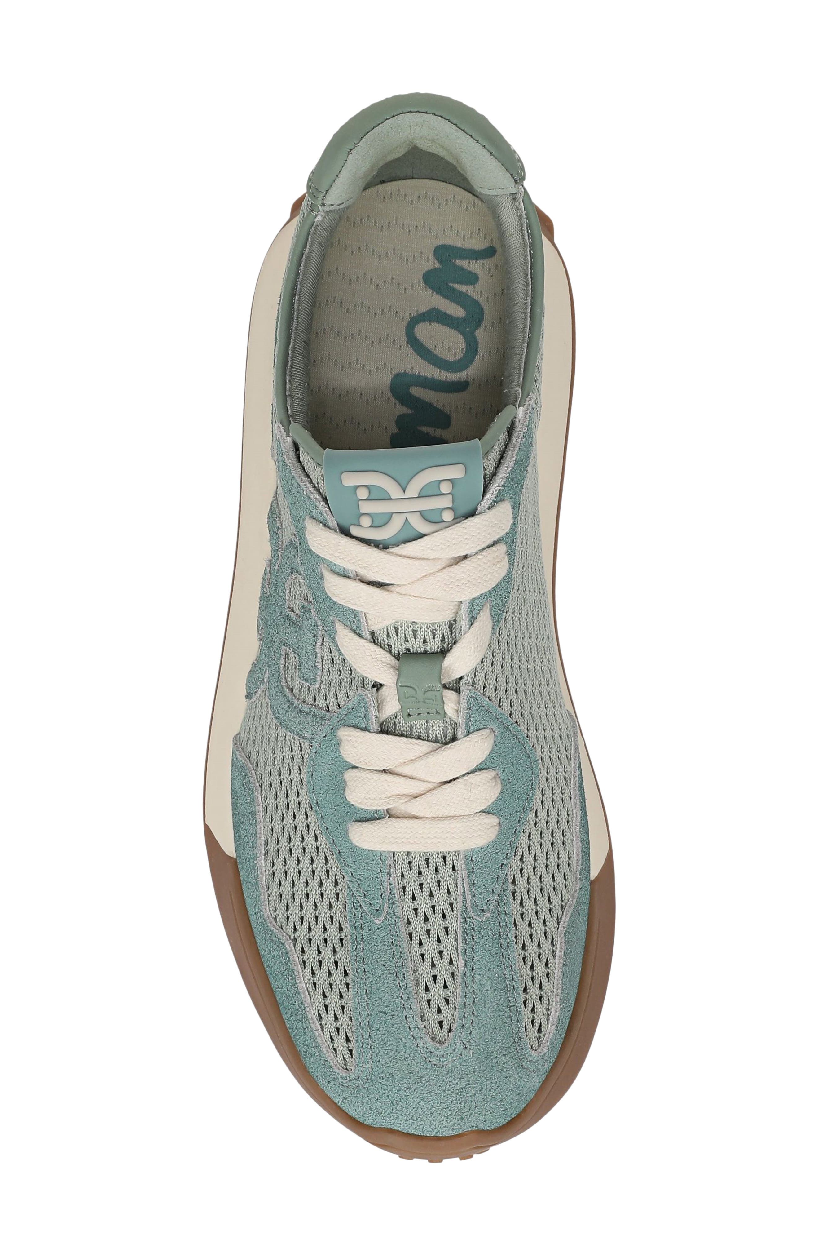 Langley Mesh Sneaker, Alternate, color, SAGE SKY/ ANTIQUE GREEN