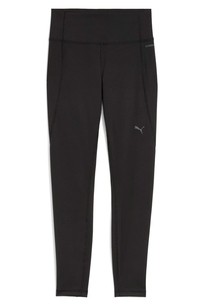 Cloudspun High Waist Performance Leggings, Alternate, color, PUMA BLACK