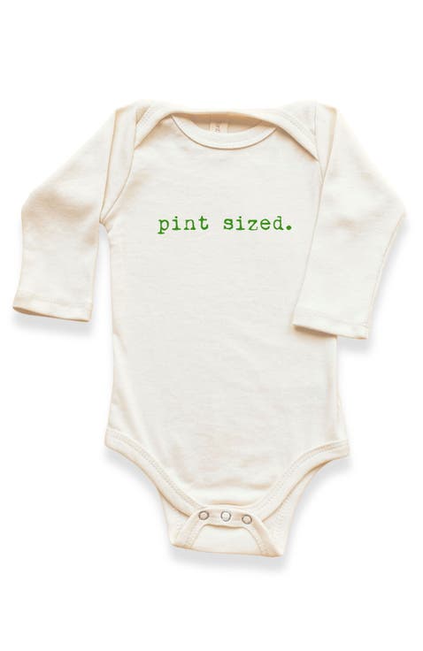 Pint Sized Organic Baby Bodysuit Long Sleeve