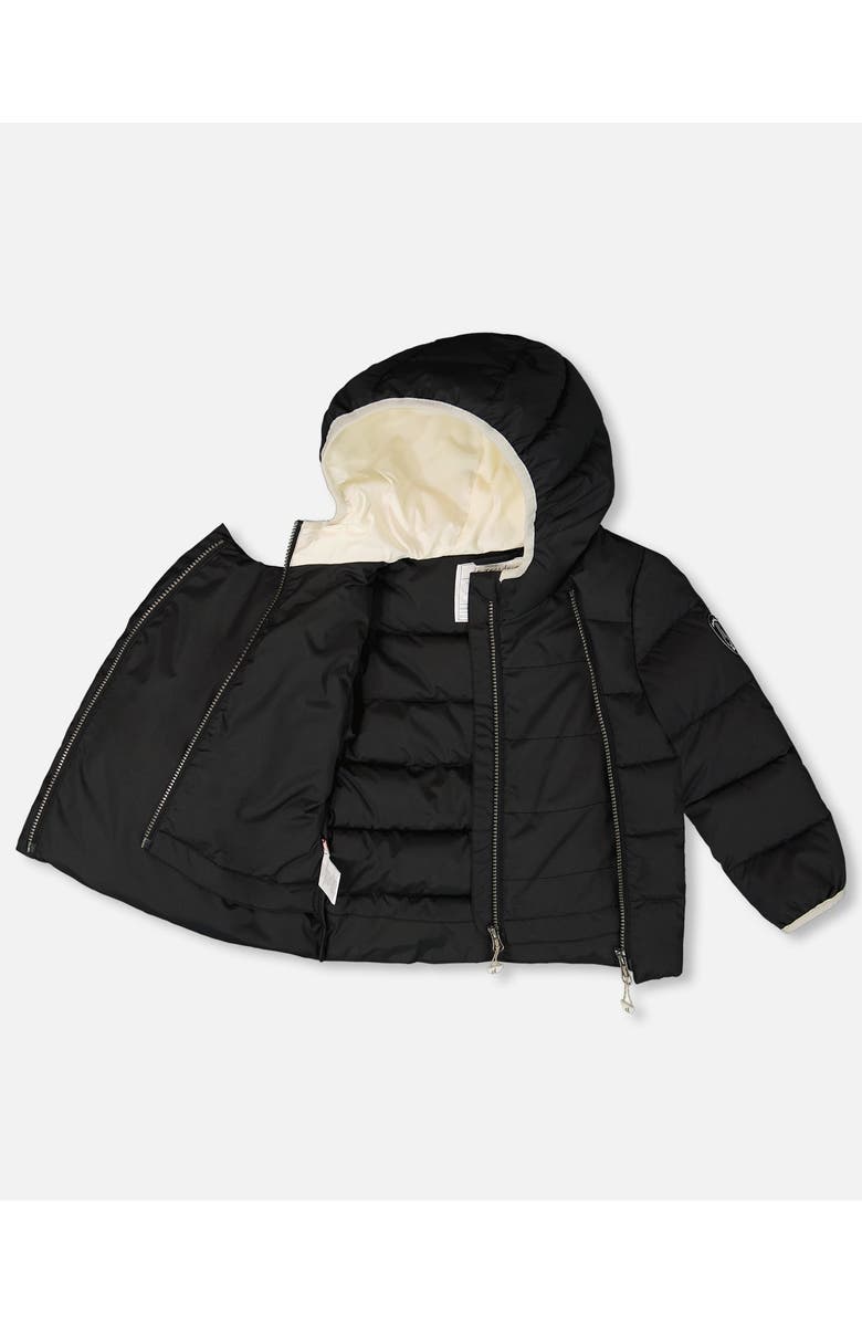 Deux par Deux Kids Gender Inclusive Compressible Winter Puffy Coat Designed for Car Seat, Alternate, color,