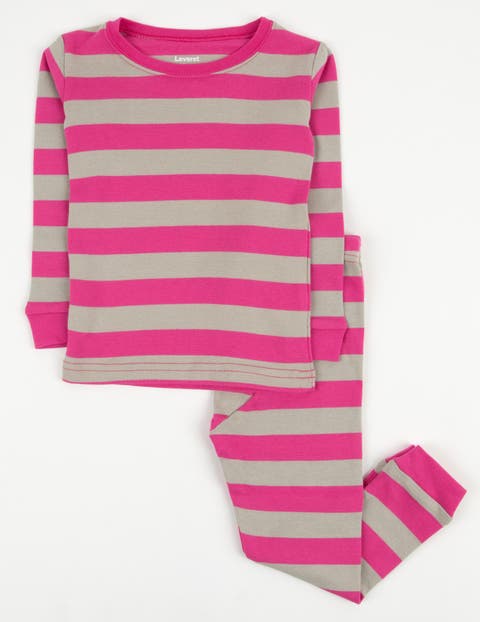 Kids Two-Piece Striped Cotton Matching Family Pajamas (Toddler, Little Kid & Big Kid)