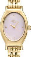 Ettika Classic Oval Dial Two-Tone Bracelet Watch