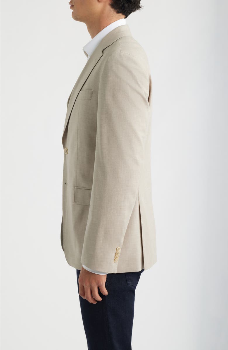 BOSS Huston Virgin Wool Blend Sportcoat, Alternate, color, Open Beige