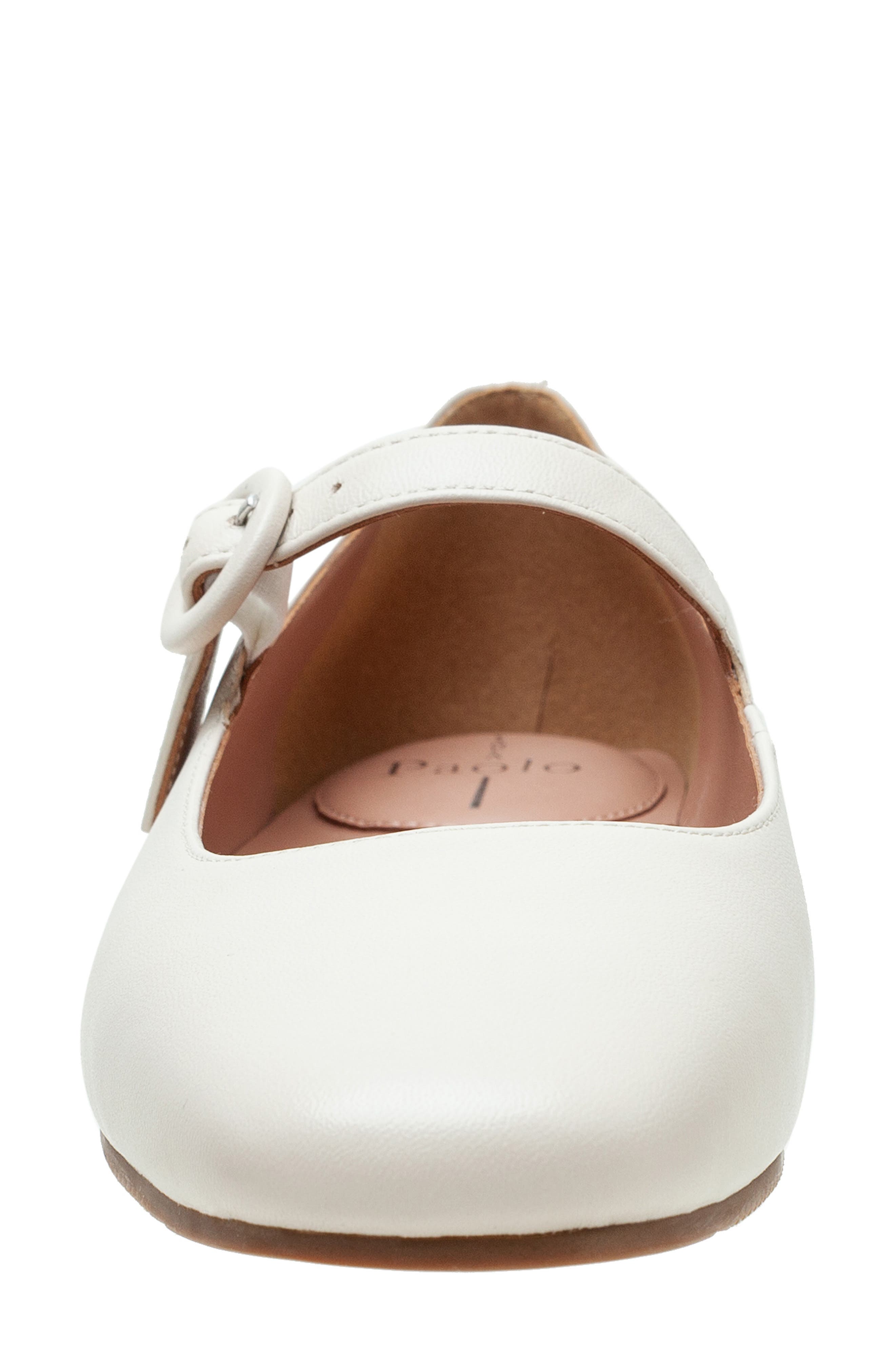 Linea Paolo Marley Mary Jane Flat, Alternate, color, Cream