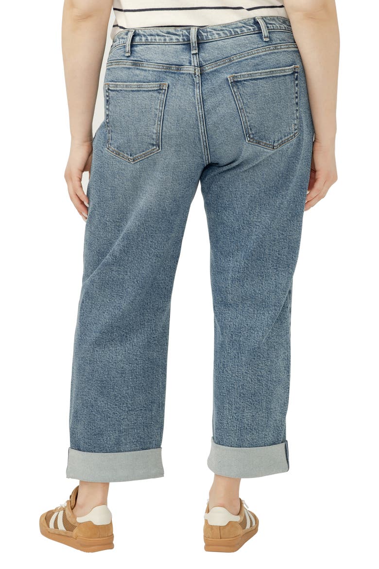Relaxed Straight Leg Jeans, Alternate, color, WILLOW