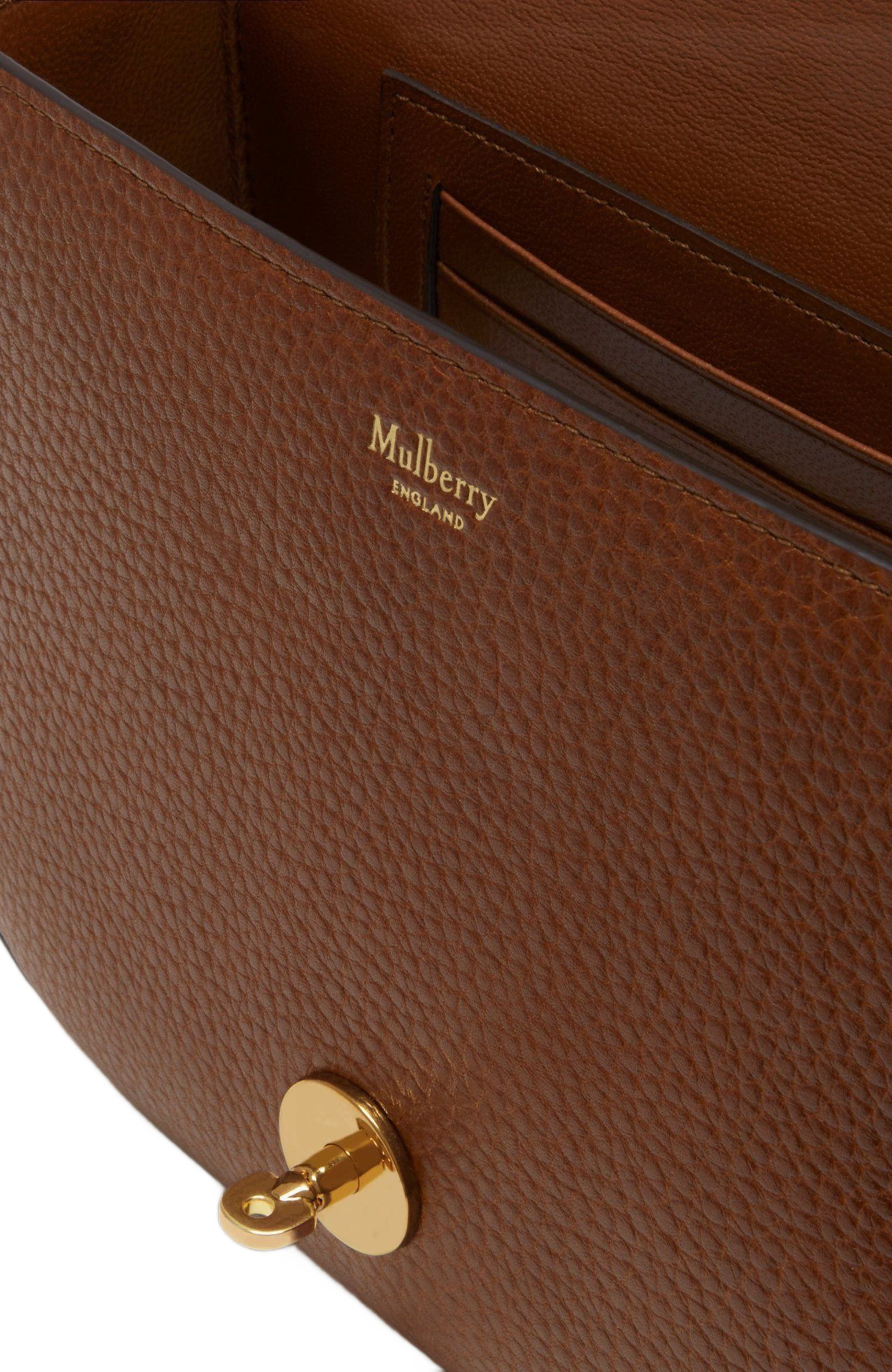 Mulberry Small Darley Leather Crossbody Bag, Alternate, color, 