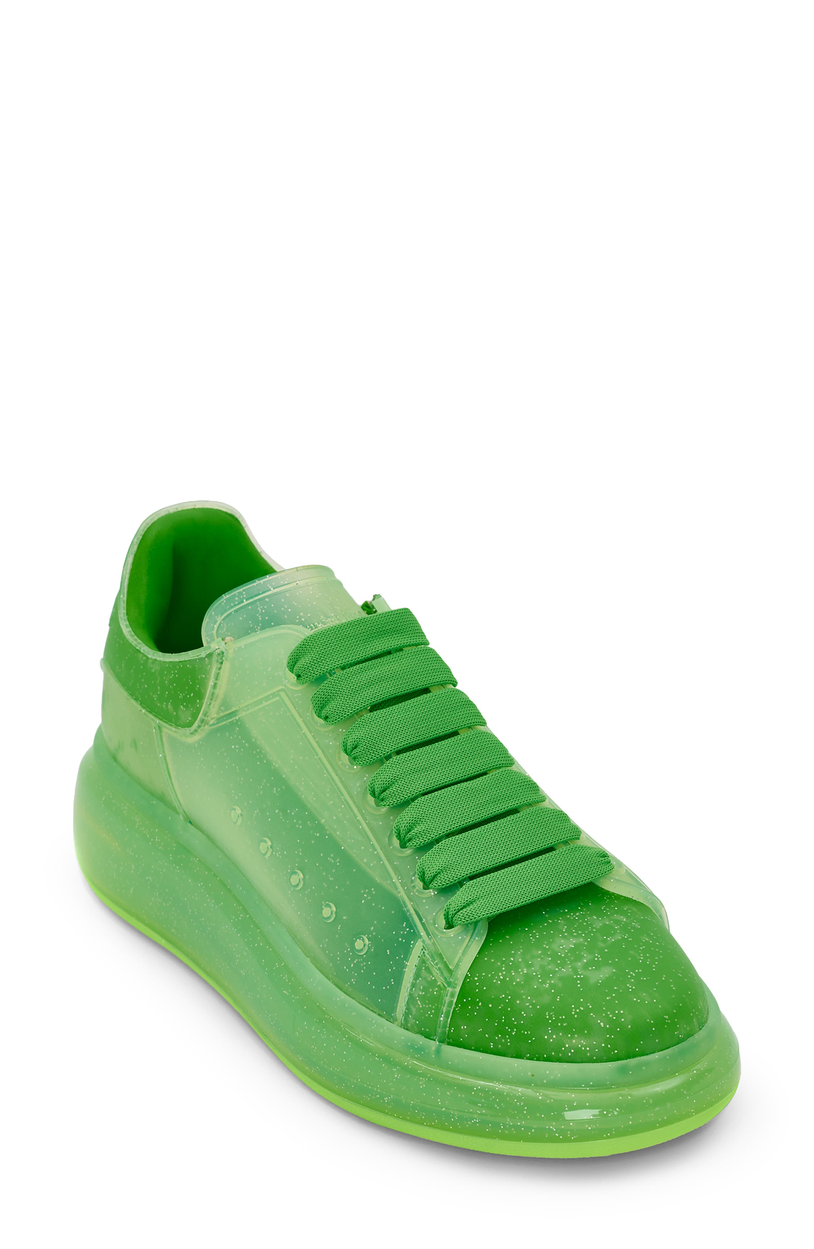 McQueen Oversized Glitter Sneaker, Main, color, 