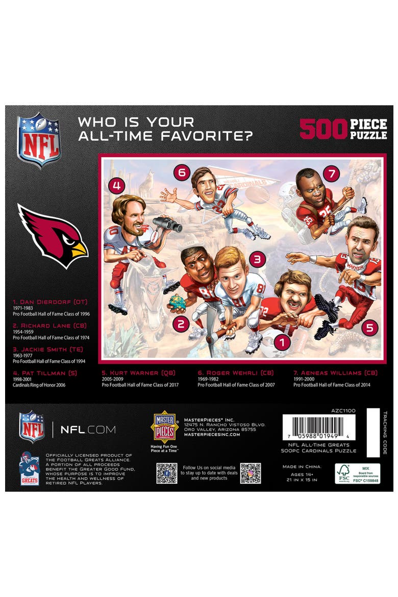 Arizona Cardinals 500 Piece Puzzle, Alternate, color, Multicolor