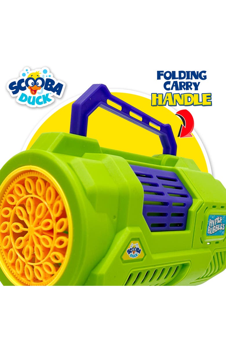 Scooba Duck Hyper Bubbles Blaster, Electric Handheld, Usb Charging, Alternate, color, Multicolored