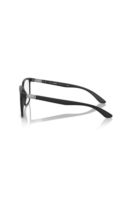 Ray Ban Ray-ban 55mm Irregular Optical Glasses In Black