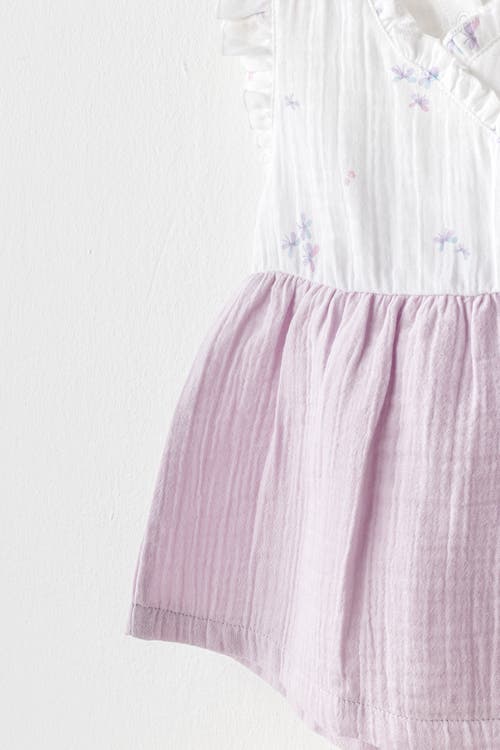 Shop Andy Wawa Magical Butterfly Dress Bloomers Set In Lilac
