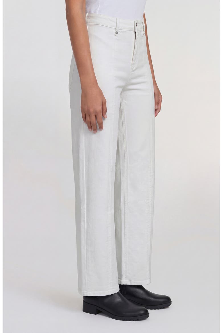 Nixie Slim Straight Leg Jeans, Alternate, color, CHALK