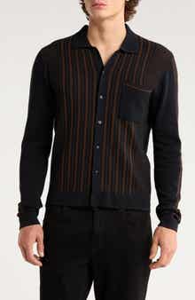Appendix Knit Button-Up Shirt