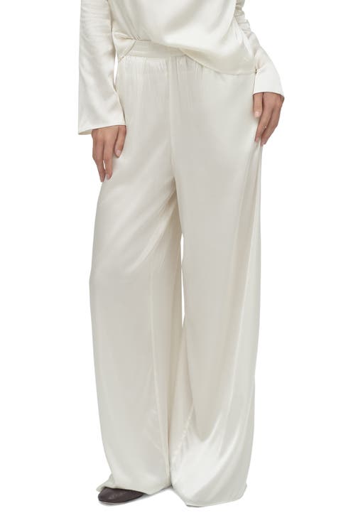 Tribeca Wide Leg Satin Pants