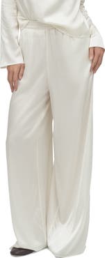 Favorite Daughter Tribeca Wide Leg Satin Pants