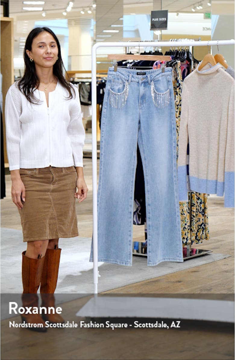 Rigid Rhinestone Flare Jeans, sales video thumbnail