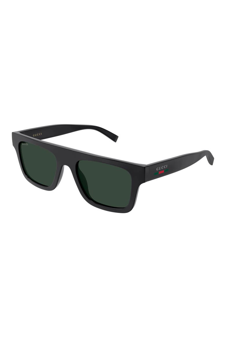 53mm Square Sunglasses, Alternate, color, GREY