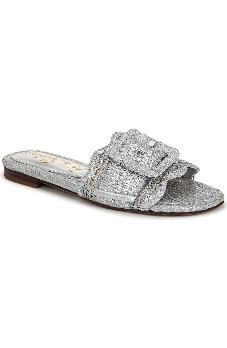 Sam Edelman Bambi 6 Slide Sandal, Main, color, Soft Silver