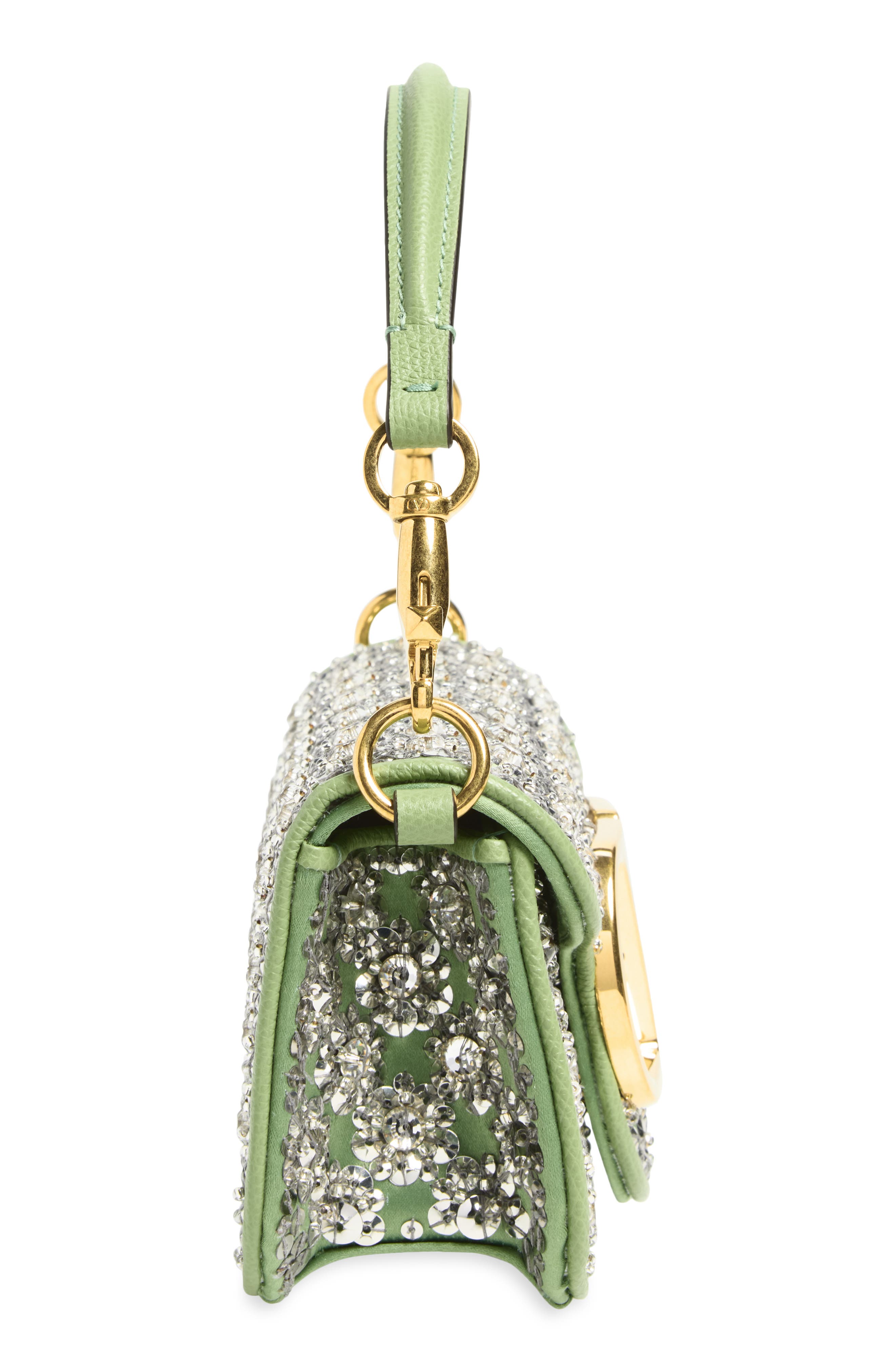 Locò Small Crystal Shoulder Bag, Alternate, color, CRYSTAL