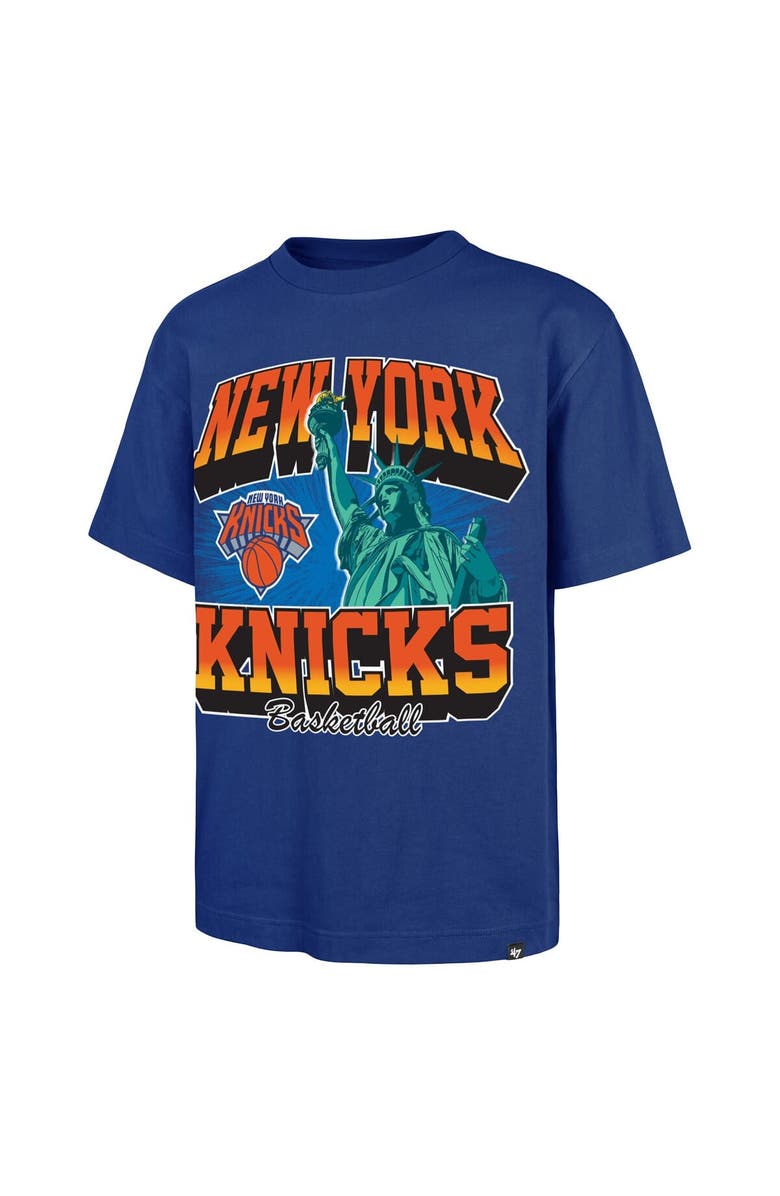 '47 Men's '47 Blue New York Knicks Regional Franklin T-Shirt, Alternate, color, Blue