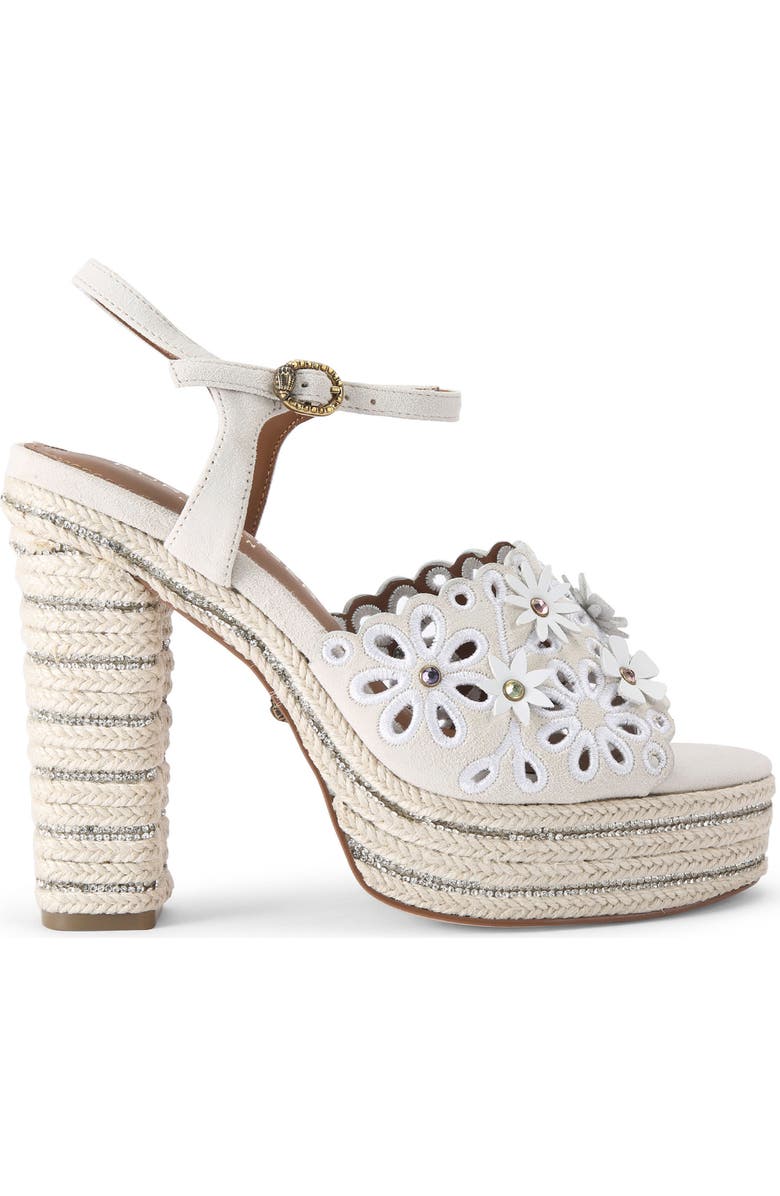 Kurt Geiger London Floral Platform Sandal, Main, color,