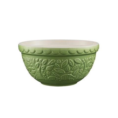 In The Forest Hedgehog Size 30 Mixing Bowl, Green, 1.15 Quart