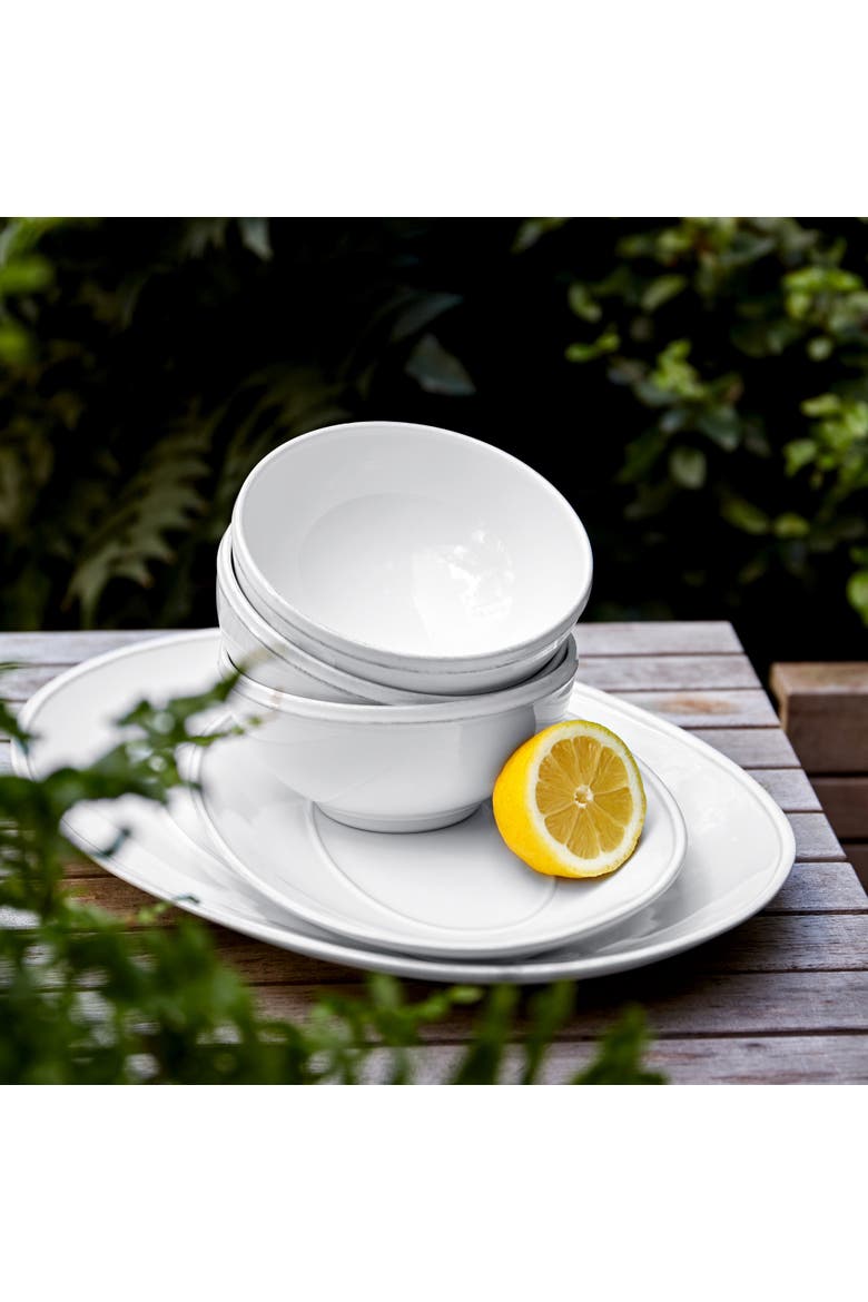 Friso Oval platter, Alternate, color, White