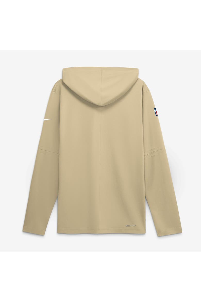 Men's Nike Gold New Orleans Saints Sideline Alternate Lightweight Long Sleeve Hooded Dri-FIT T-Shirt, Alternate, color, Gold