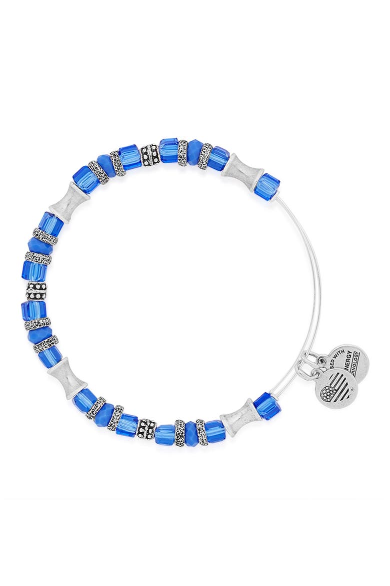 'Shells and Scales' Bangle Bracelet, Main, color, NAVY