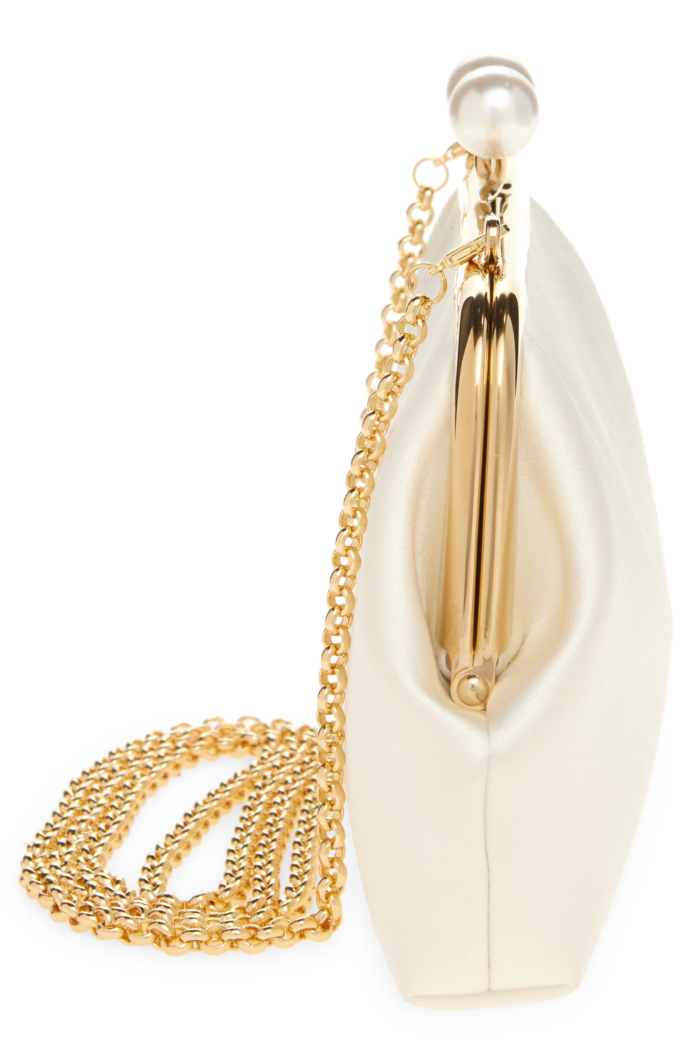 Anya Hindmarch Maud Satin Clutch, Alternate, color, 