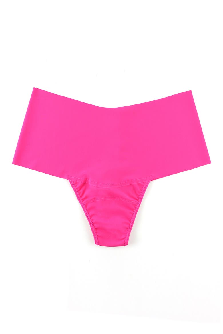 Breathe High Waist Thong, Alternate, color, PROVOCATIVE PINK