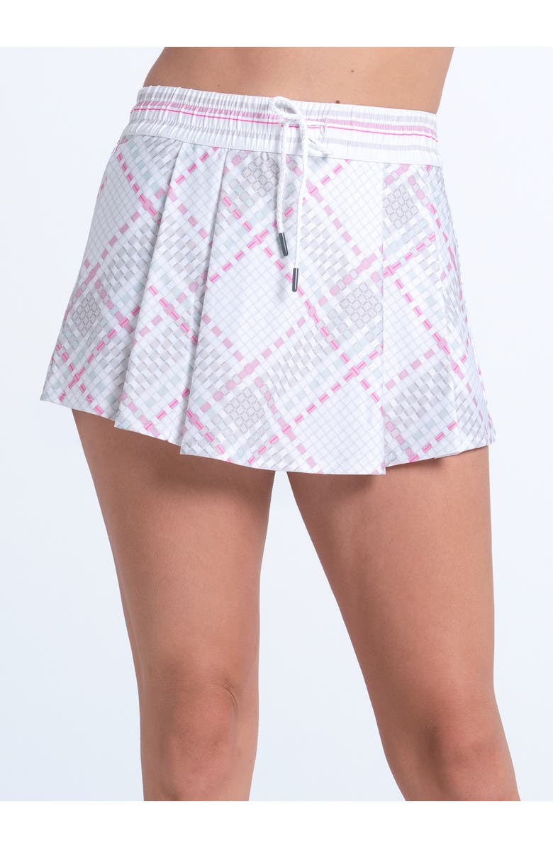 Lucky in Love High Waist Weave It To Me Skirt, Alternate, color, White