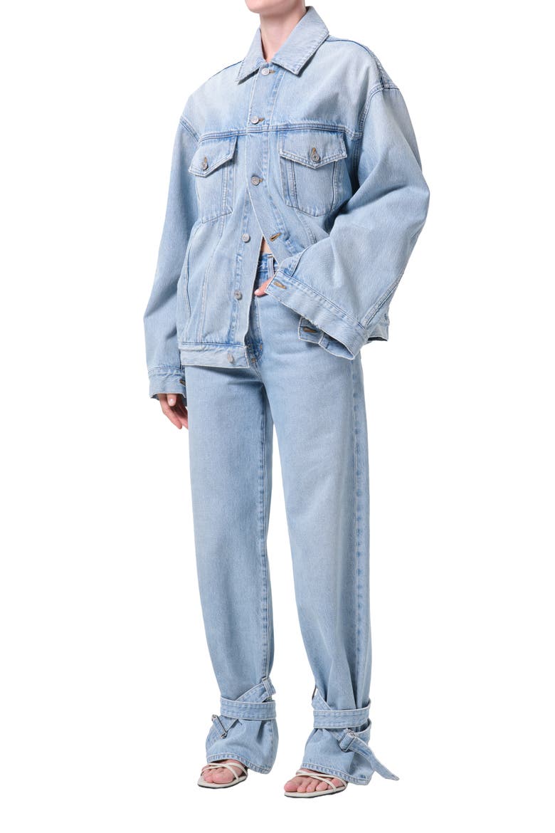 AGOLDE Evin Oversize Denim Trucker Jacket (Women) | Nordstrom
