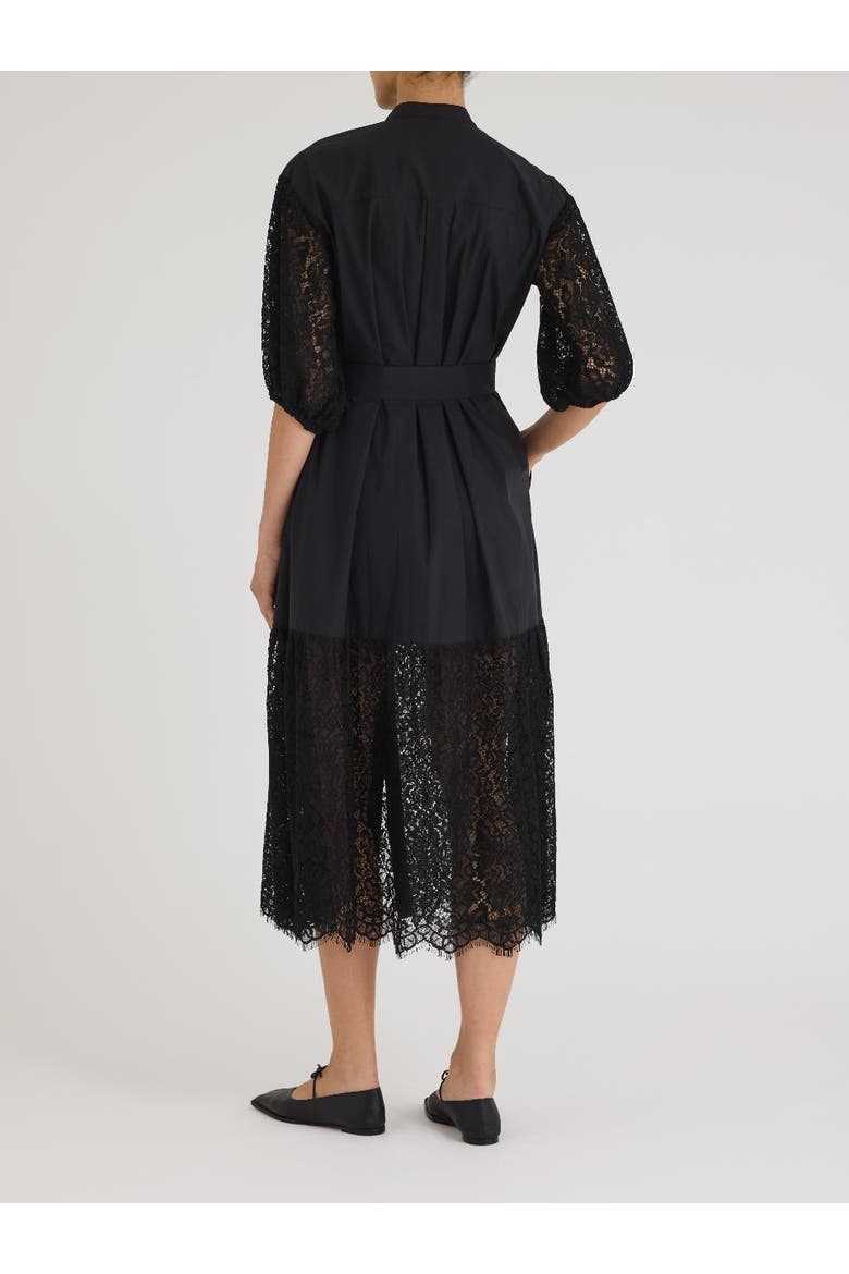 Idun Dress, Alternate, color, BLACK