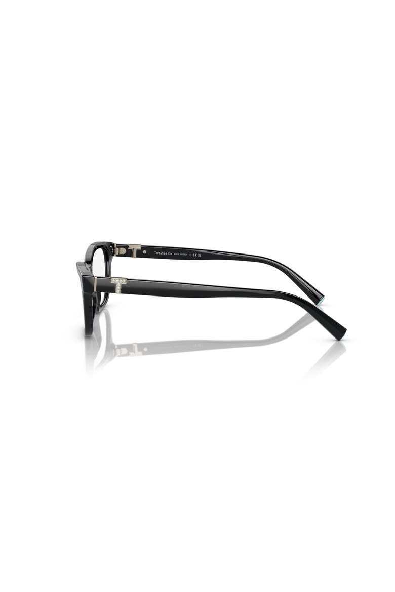 52mm Rectangle optical glasses, Alternate, color, Black