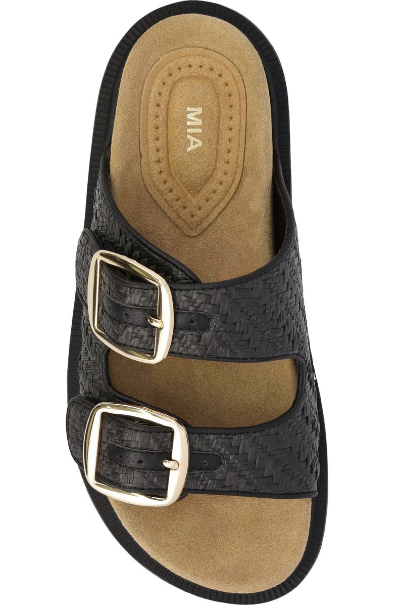 MIA Monica Platform Slide Sandal, Alternate, color, Black