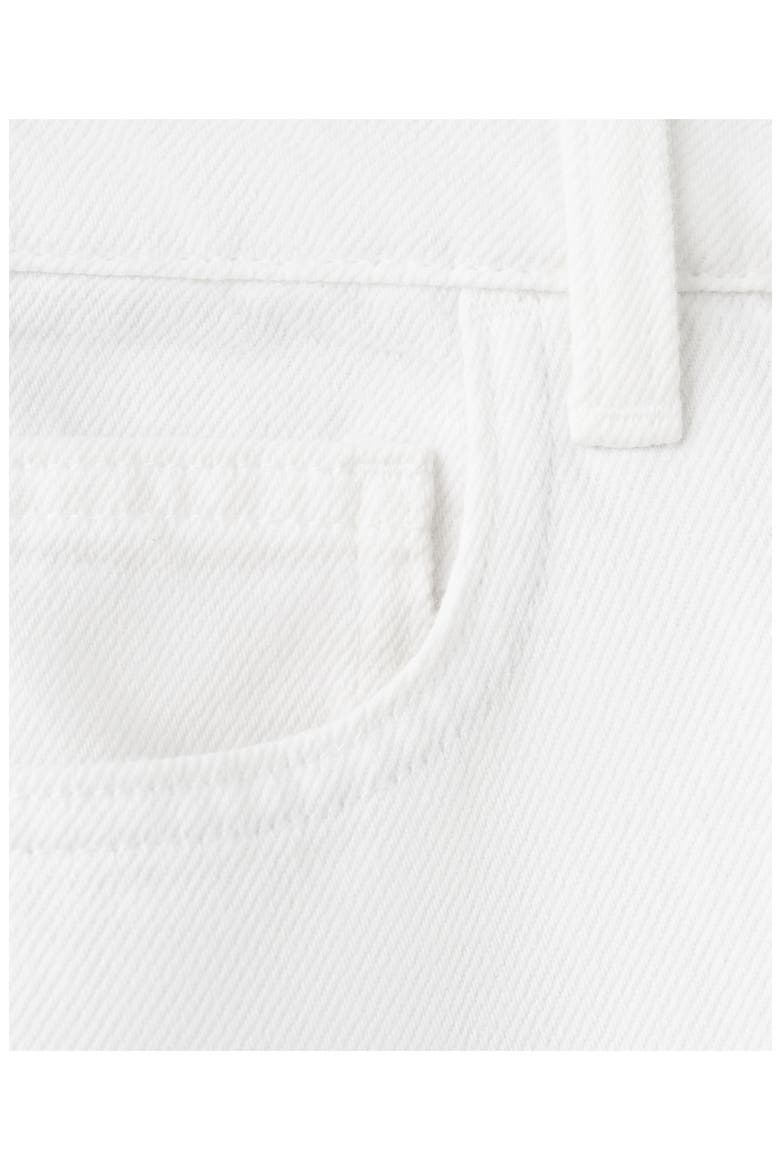 Low Waist Wide Leg Jeans, Alternate, color, WHITE