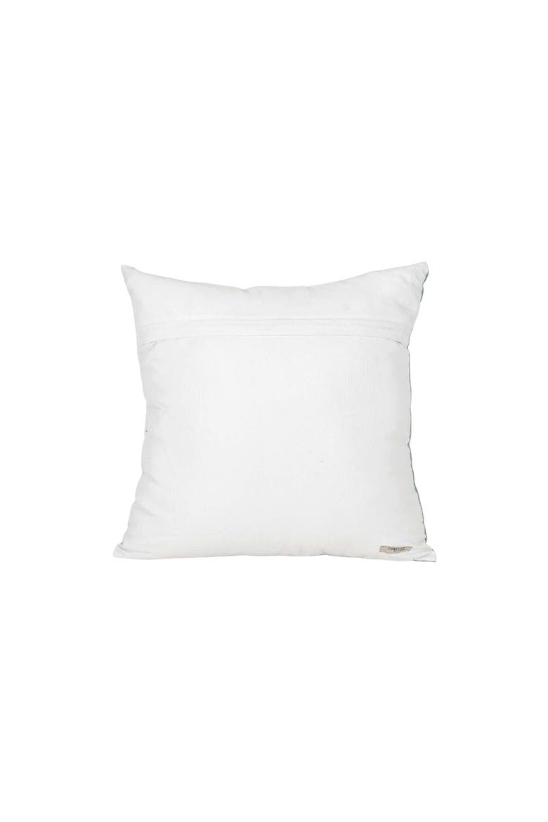 Sun Print Blue Decorative Indoor/Outdoor Accent Throw Pillow, 18" x 18", Alternate, color, Blue
