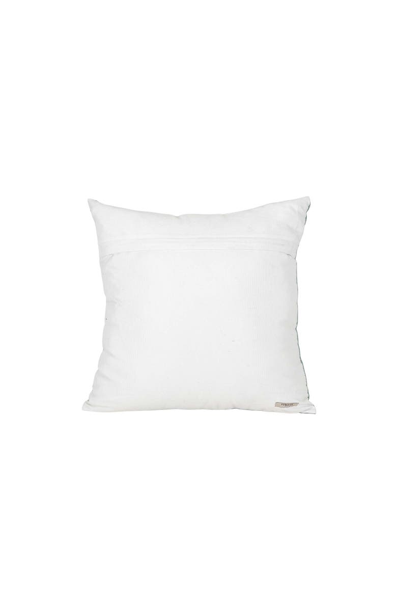 Foreside Home and Garden Sun Print Blue Decorative Indoor/Outdoor Accent Throw Pillow, 18" x 18", Alternate, color, Blue