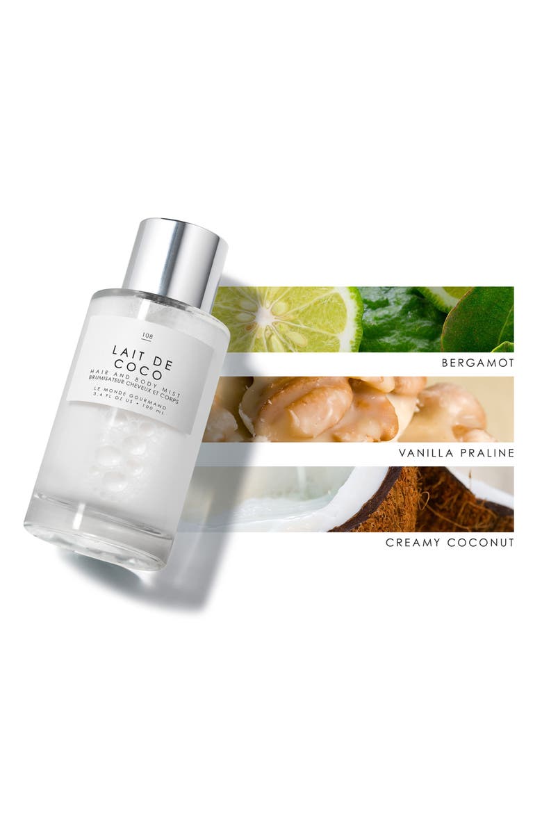 Lait de Coco Hair & Body Mist, Alternate, color, NO COLOR