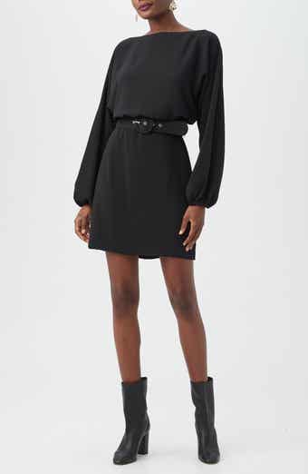 Trina Turk Avory Long Sleeve Belted Sheath Minidress