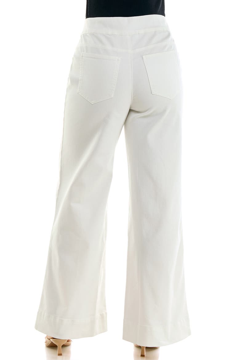 Pull-On Wide Leg Jeans, Alternate, color, IVORY