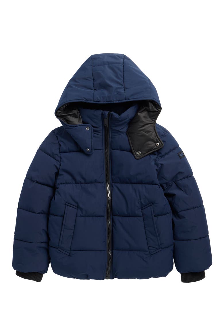Kids' Ripstop Puffer Jacket, Main, color, MIDNIGHT BLUE