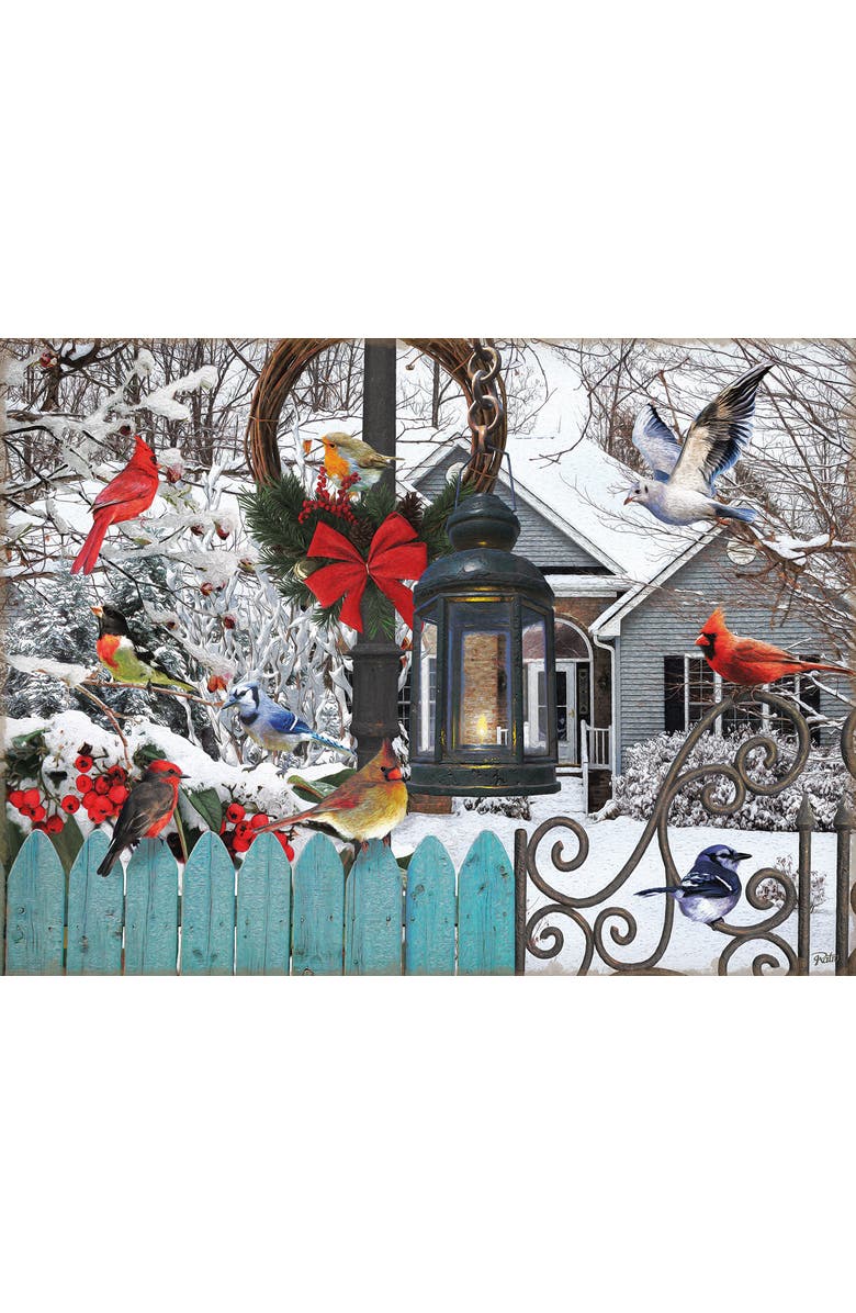 Sunsout Gathering for Winter 1000 piece Jigsaw Puzzle for Adults, Alternate, color, Multicolor